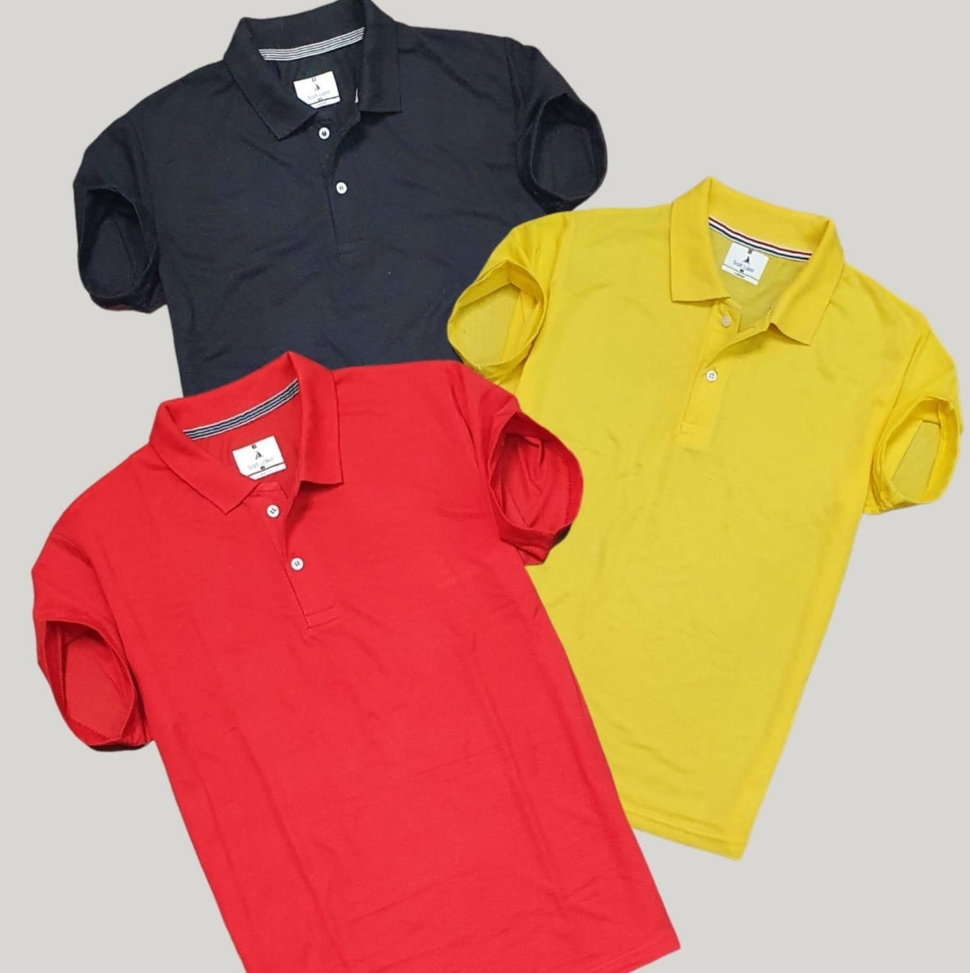 Polo Tshirt Pack Of 3