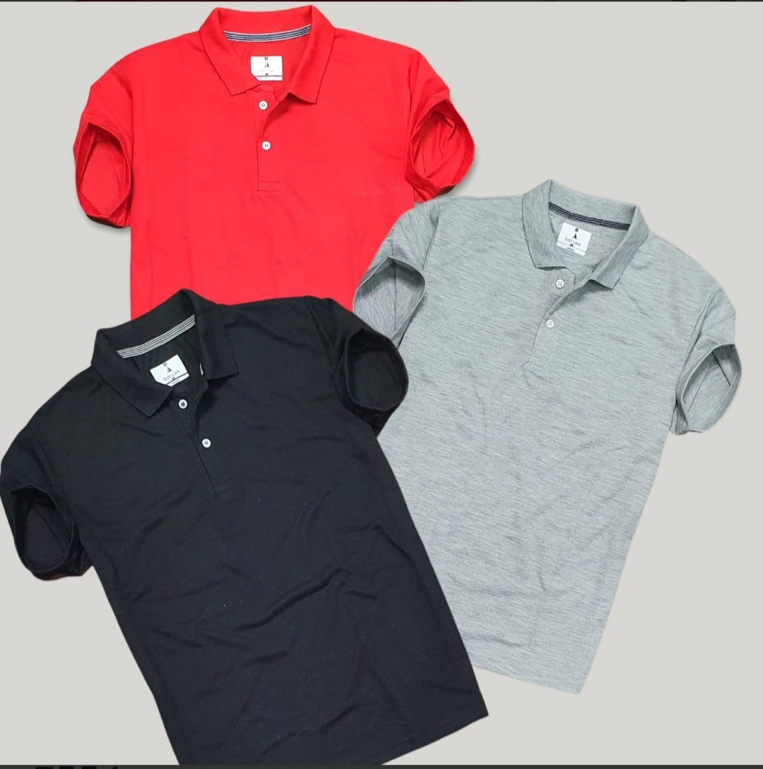 Polo Tshirt Pack Of 3