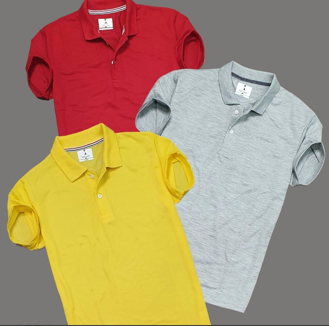 Polo Tshirt Pack Of 3