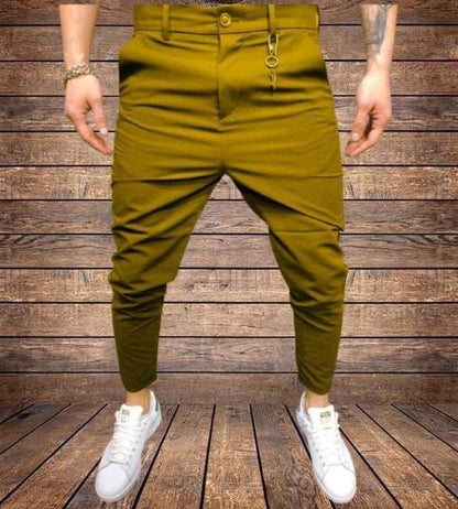 4 way cotton lycra Solid Regular Fit Mens Casual Trousers