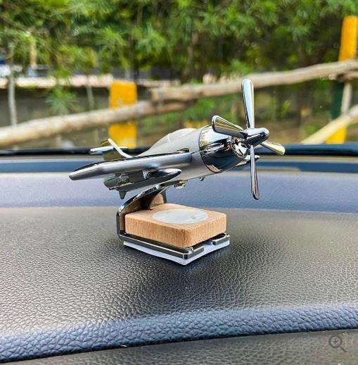 Perfume Diffuser -Aeroplane alloy Solar Air Freshener Diffuser