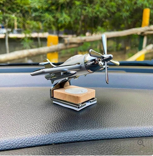 Perfume Diffuser Aeroplane alloy Solar Car Air Freshener