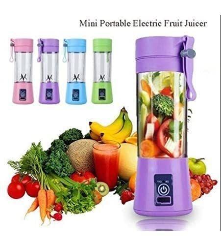 6 Blade Juicer- Portable Electric 6 Blade USB Juice Maker (380 ml)