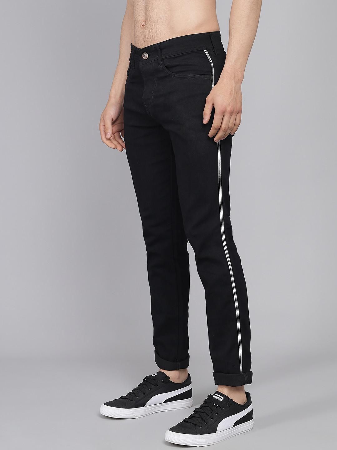 Denim Solid Slim Fit Mens Jeans