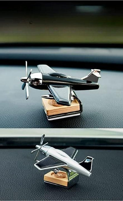 Perfume Diffuser Aeroplane alloy Solar Car Air Freshener