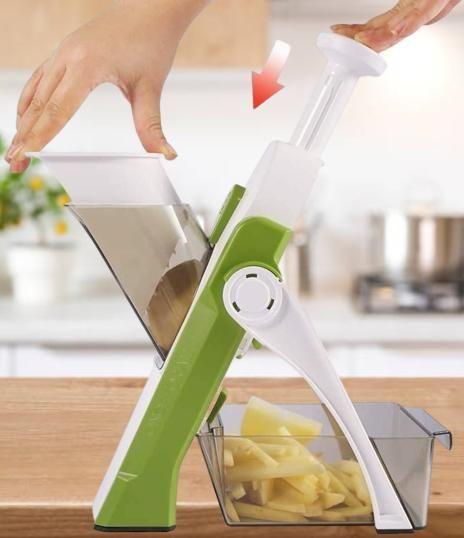 Slicer- Slicer for Vegetables, Meal Prep with Thickness, Size Adjustment