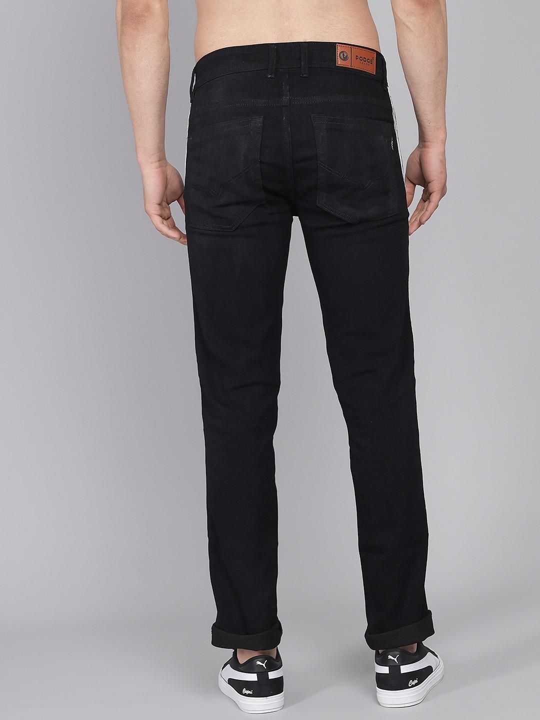 Denim Solid Slim Fit Mens Jeans