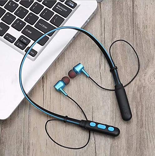 B11 Wireless Bluetooth Neckband Earbud Portable Headset Sports Running Sweatproof Compatible with All Phones Noise Cancellation