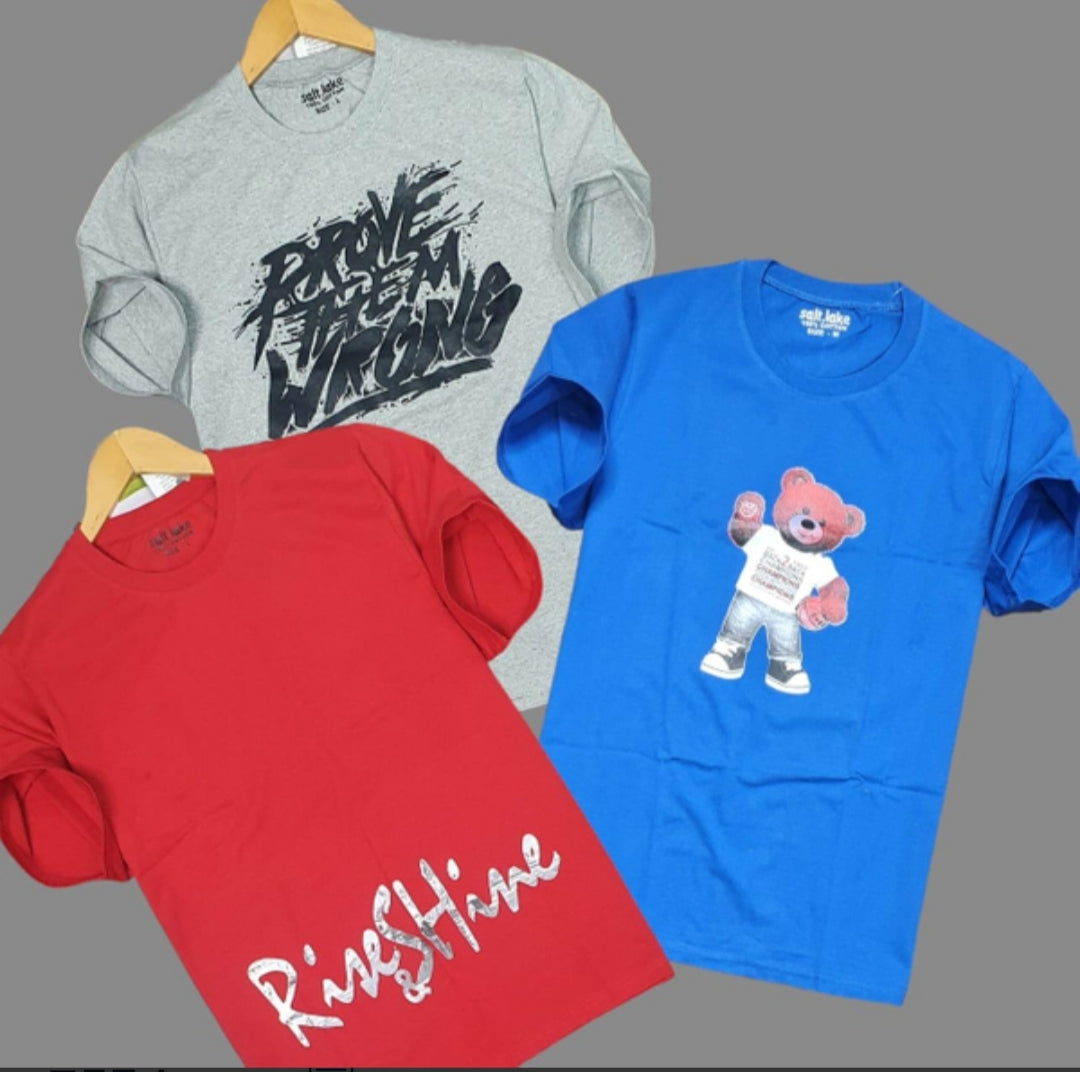 Cotton 3 pcs t-shirt